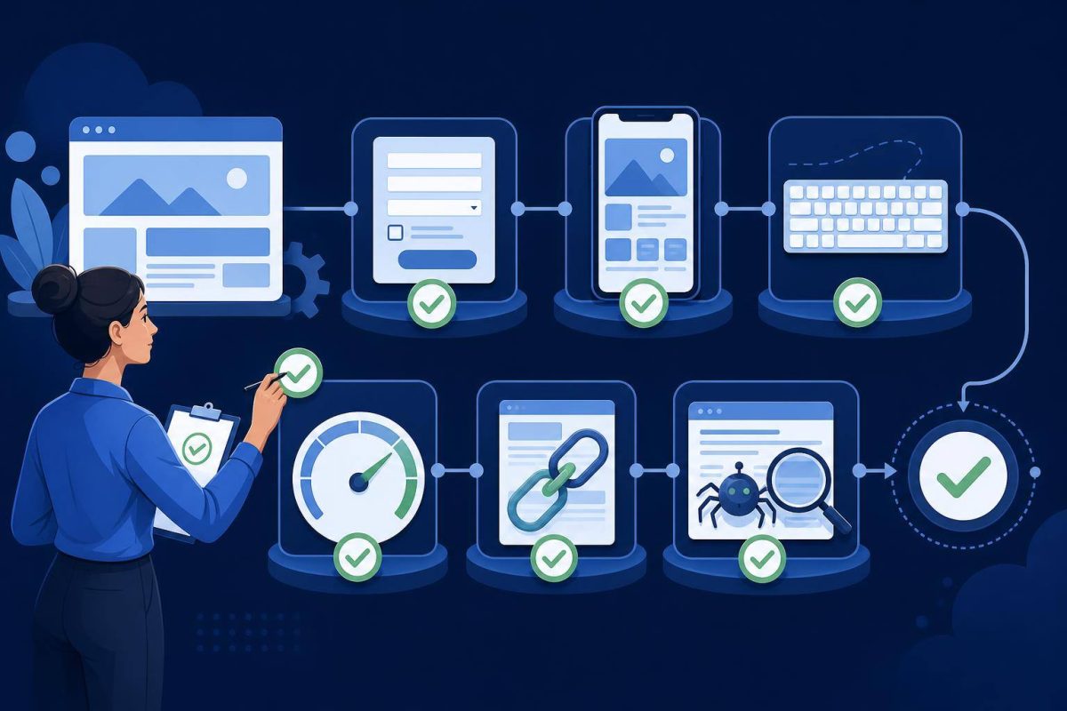 Proceso organizado de pruebas funcionales y técnicas de una web