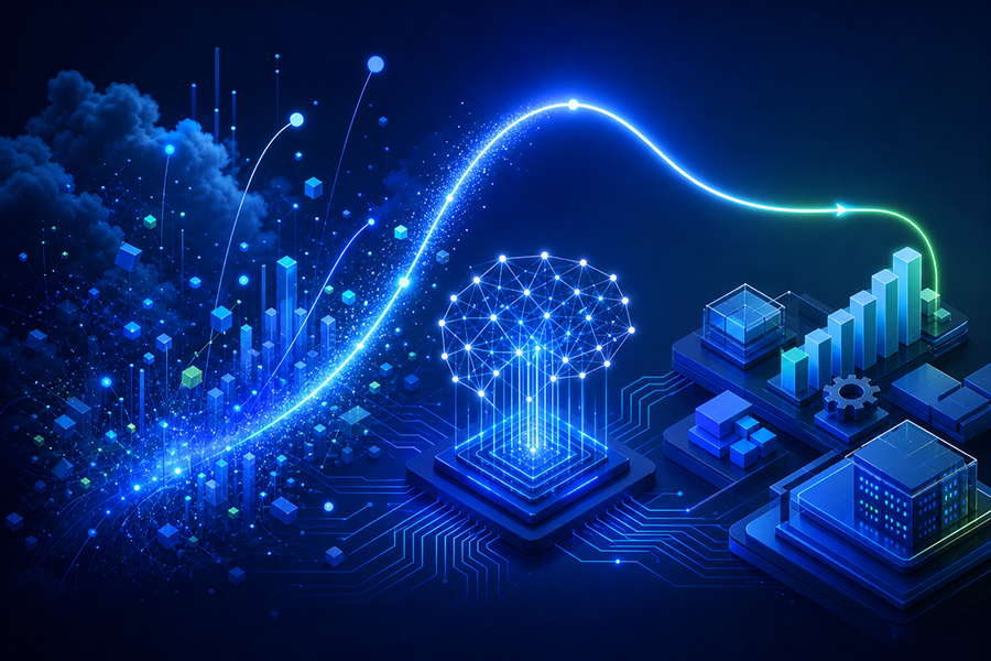 Inteligencia artificial entre una curva de expectativas y una base de resultados reales